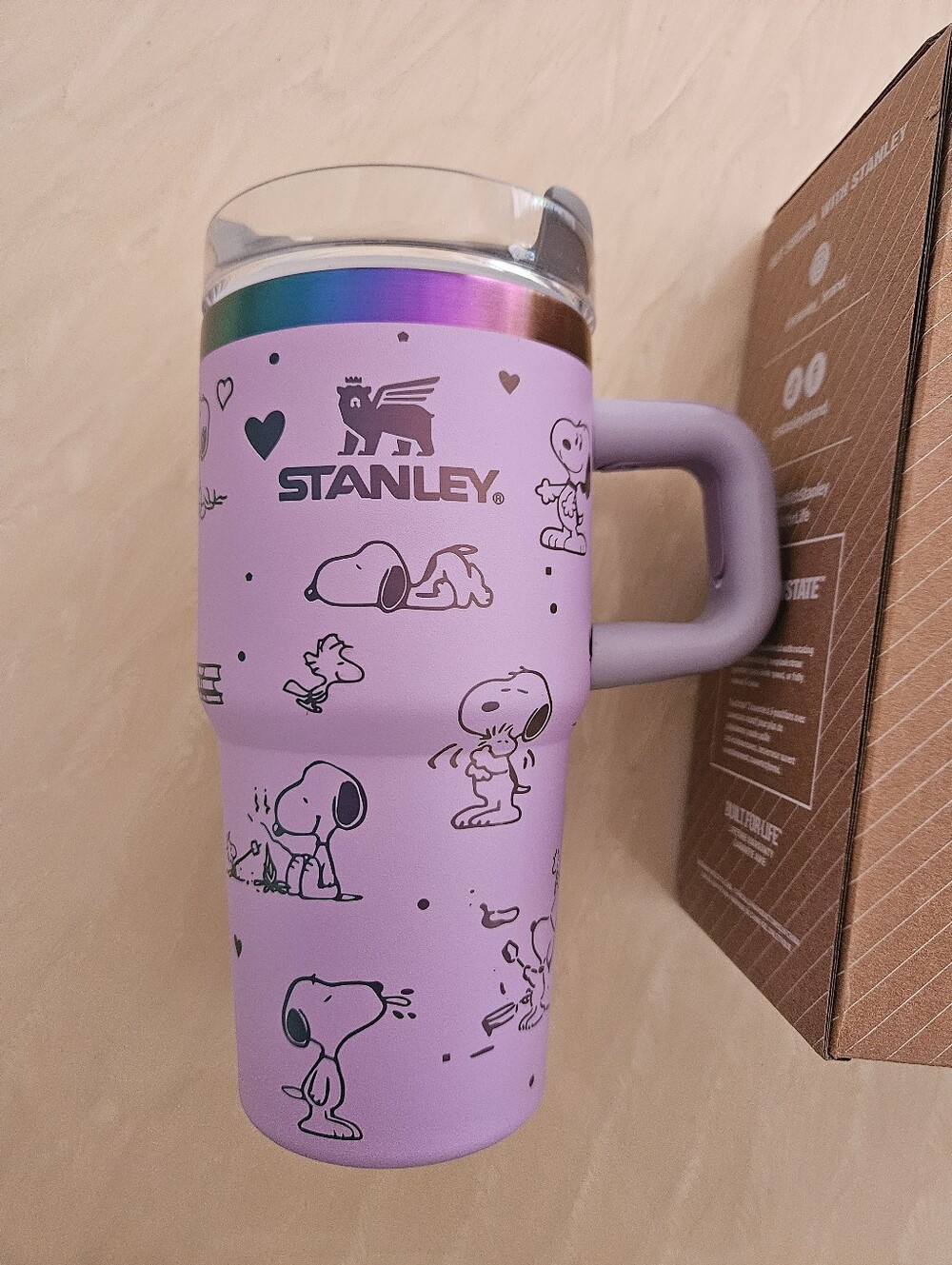 Snoopy Lavender Tumbler 20 oz. **READ